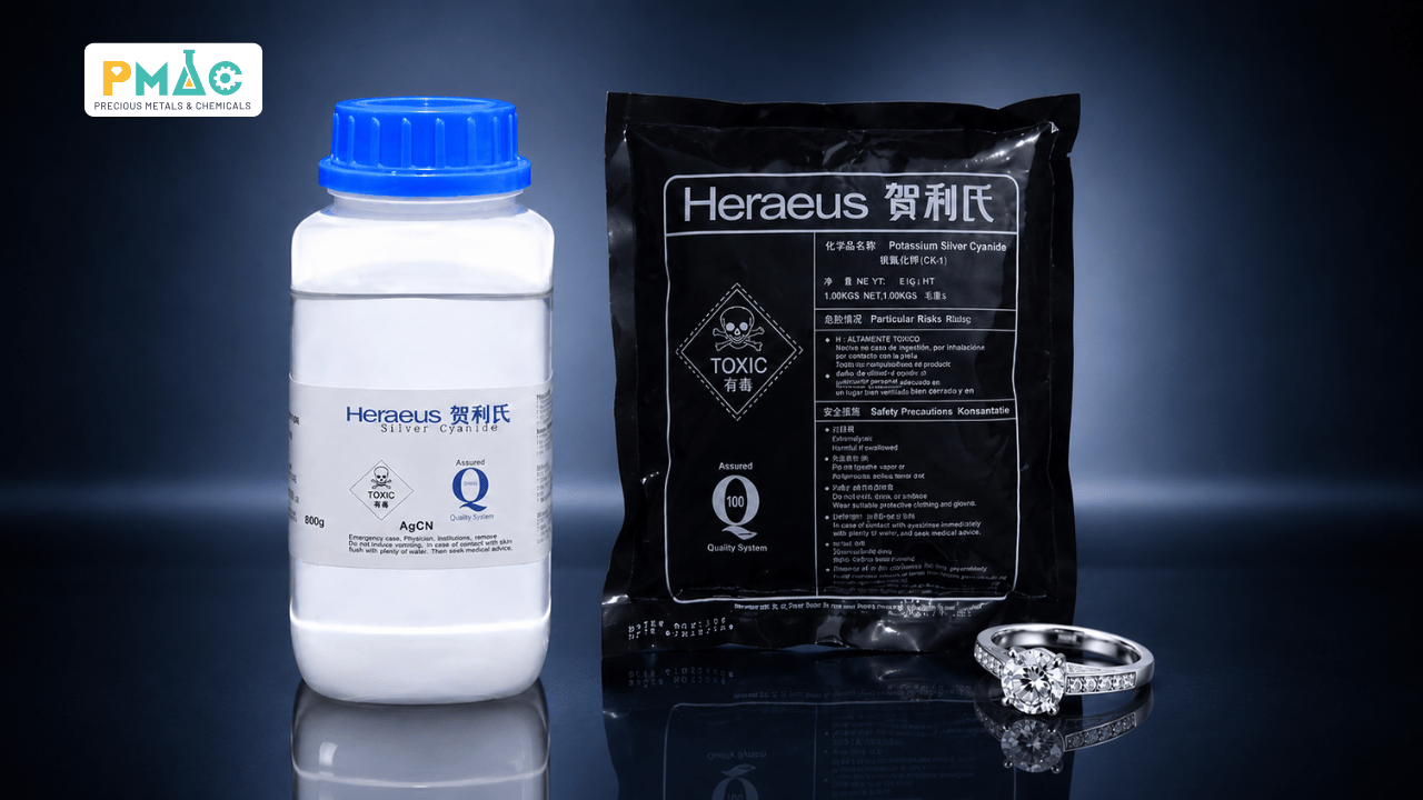 Hình 1: Các loại muối bạc xi mạ