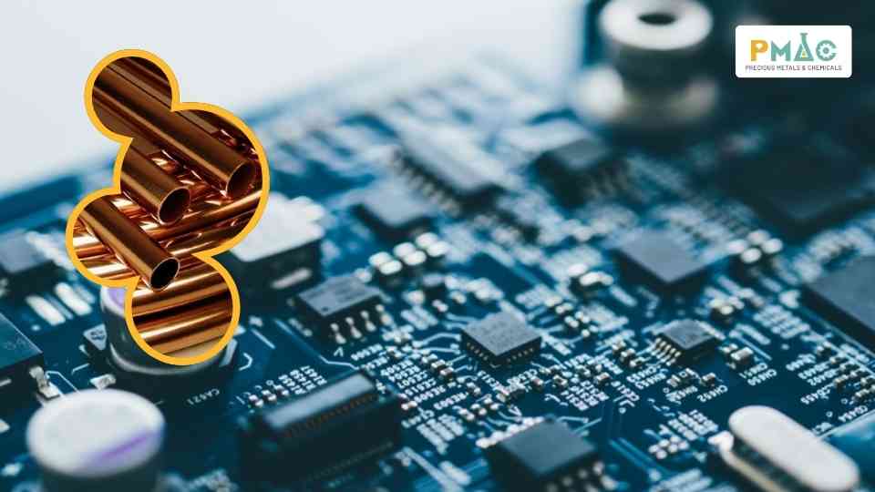Precious metals in the electronics industry