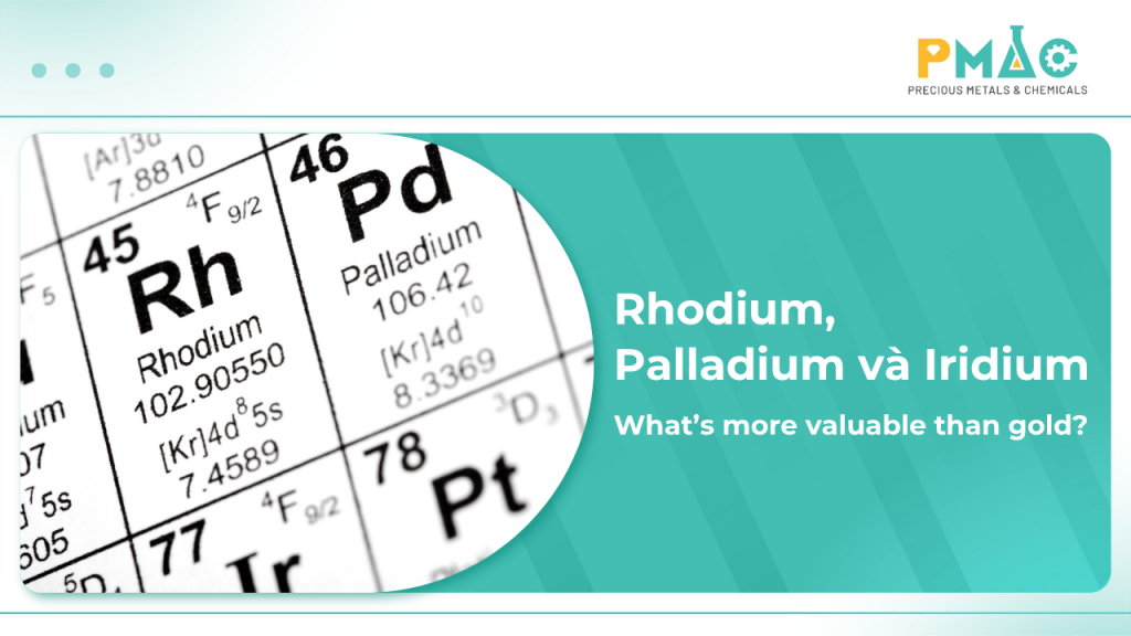 Rhodium, Palladium, and Iridium