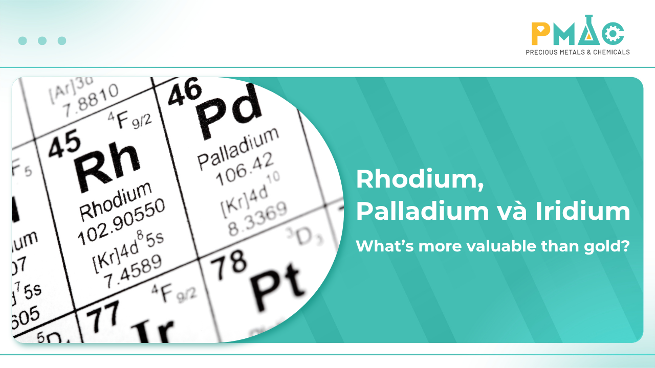 Rhodium, Palladium, and Iridium