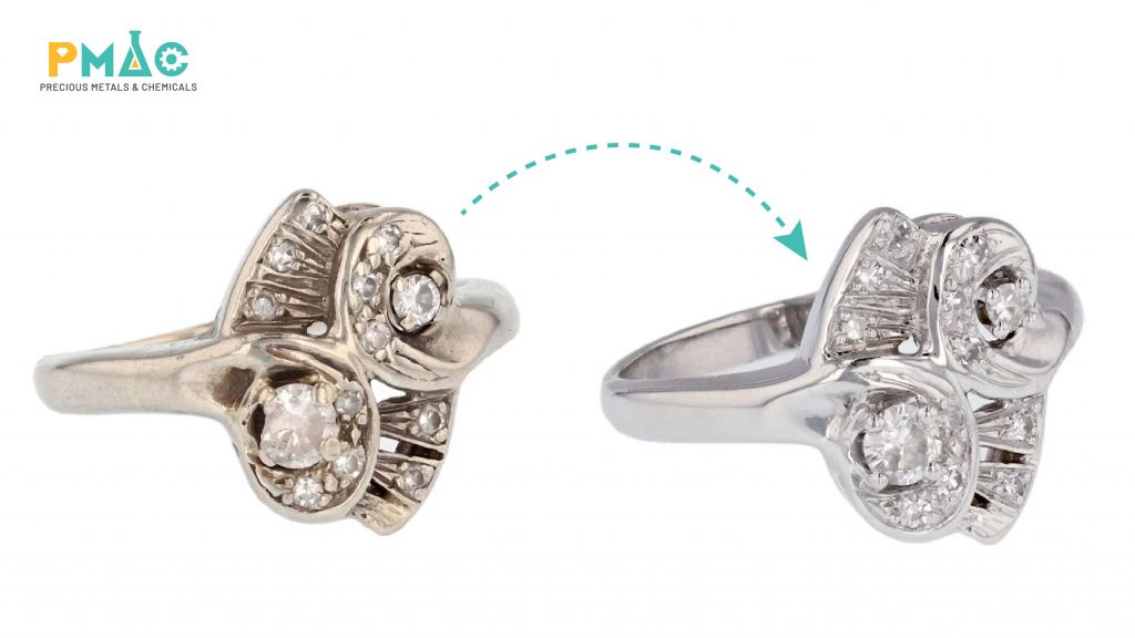 Shiny products after electroplating