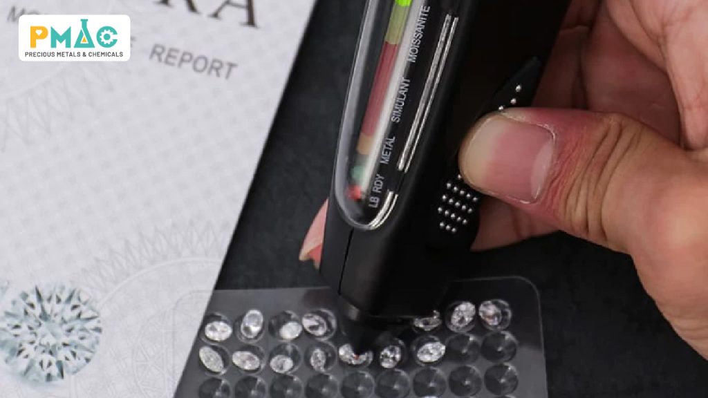 Bút thử các loại đá mô phỏng như moissanite, CZ