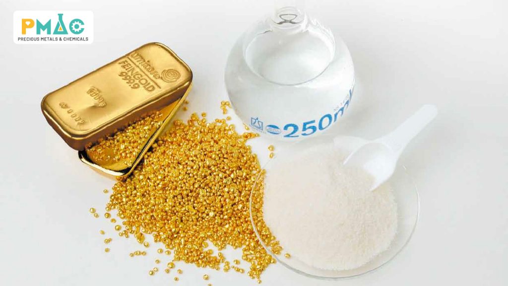 Gold salt powder
