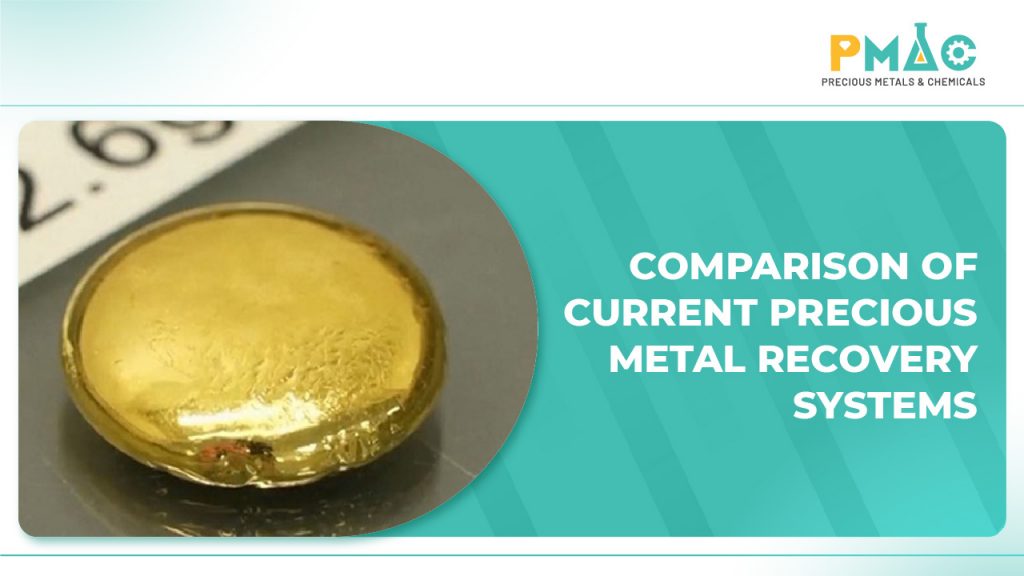 Comparison of the precious metal recovery systems