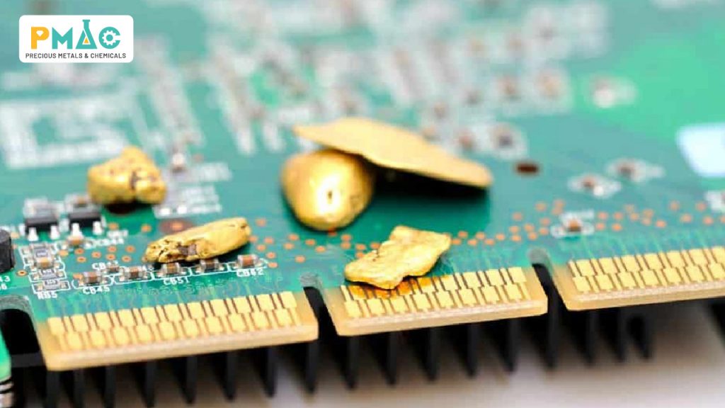 Gold recovery from electronic components