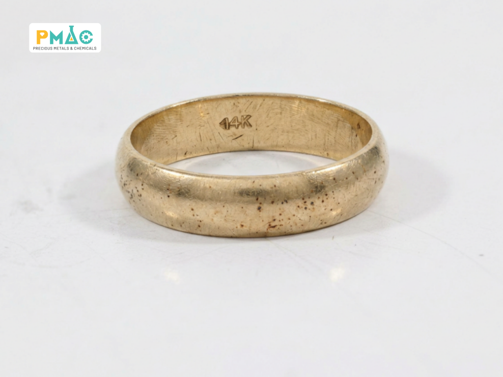 Figure 2: Jewelry products with plating defects during the gold plating process