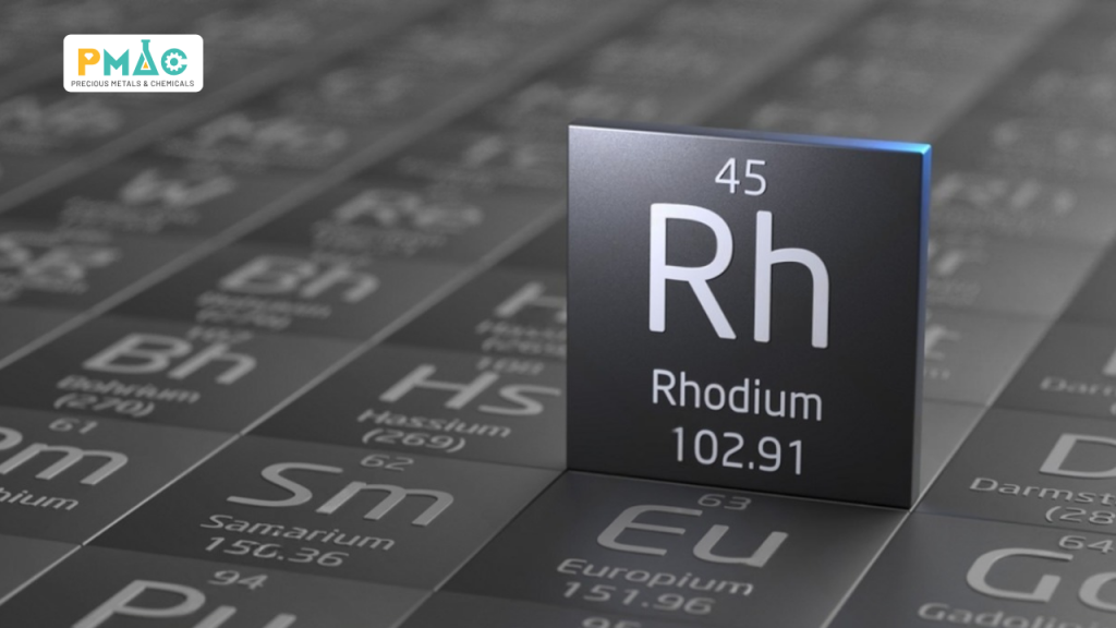Hình 1: Kim loại Rhodium