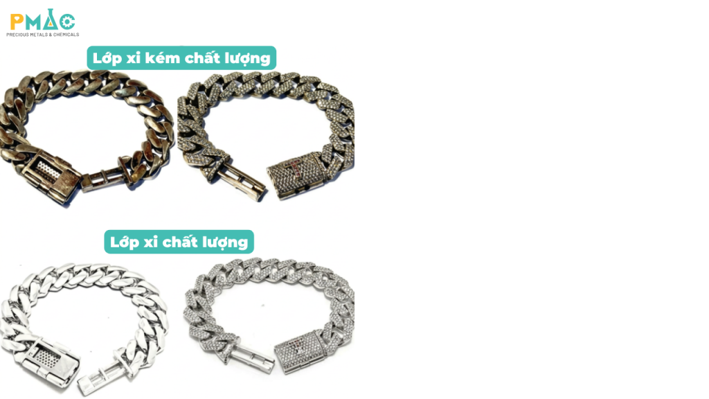 Hình 1: Lớp xi mạ sau thời gian dài sử dụng