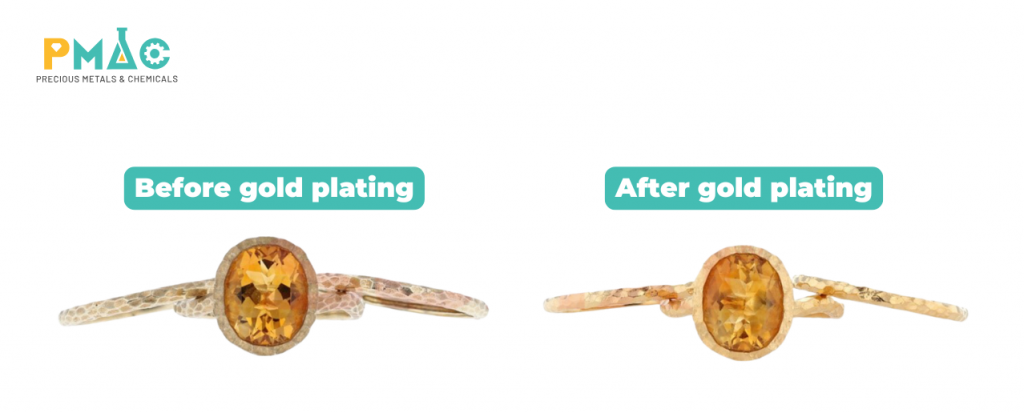Jewelry Before and After Plating