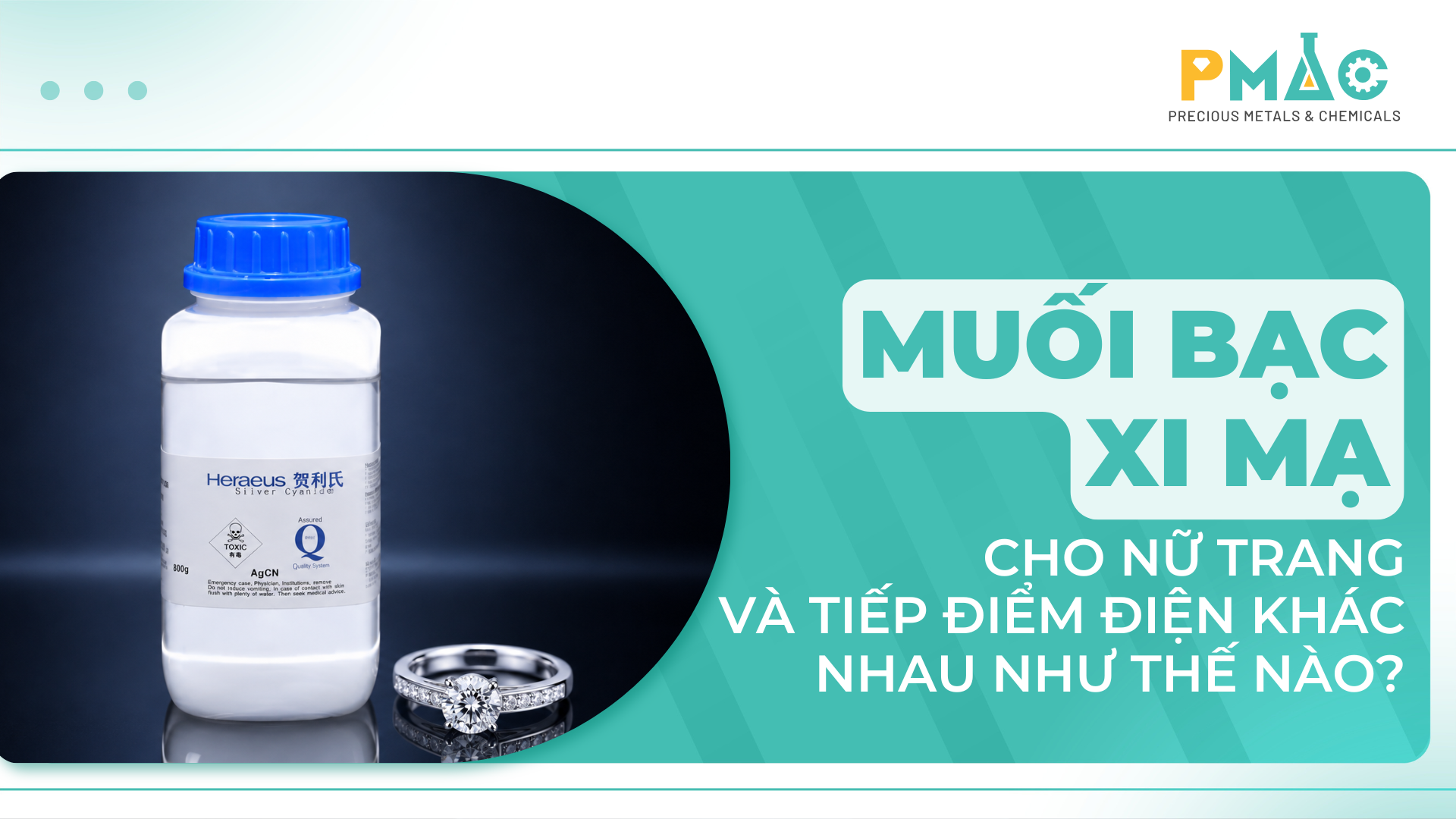 muối bạc xi mạ