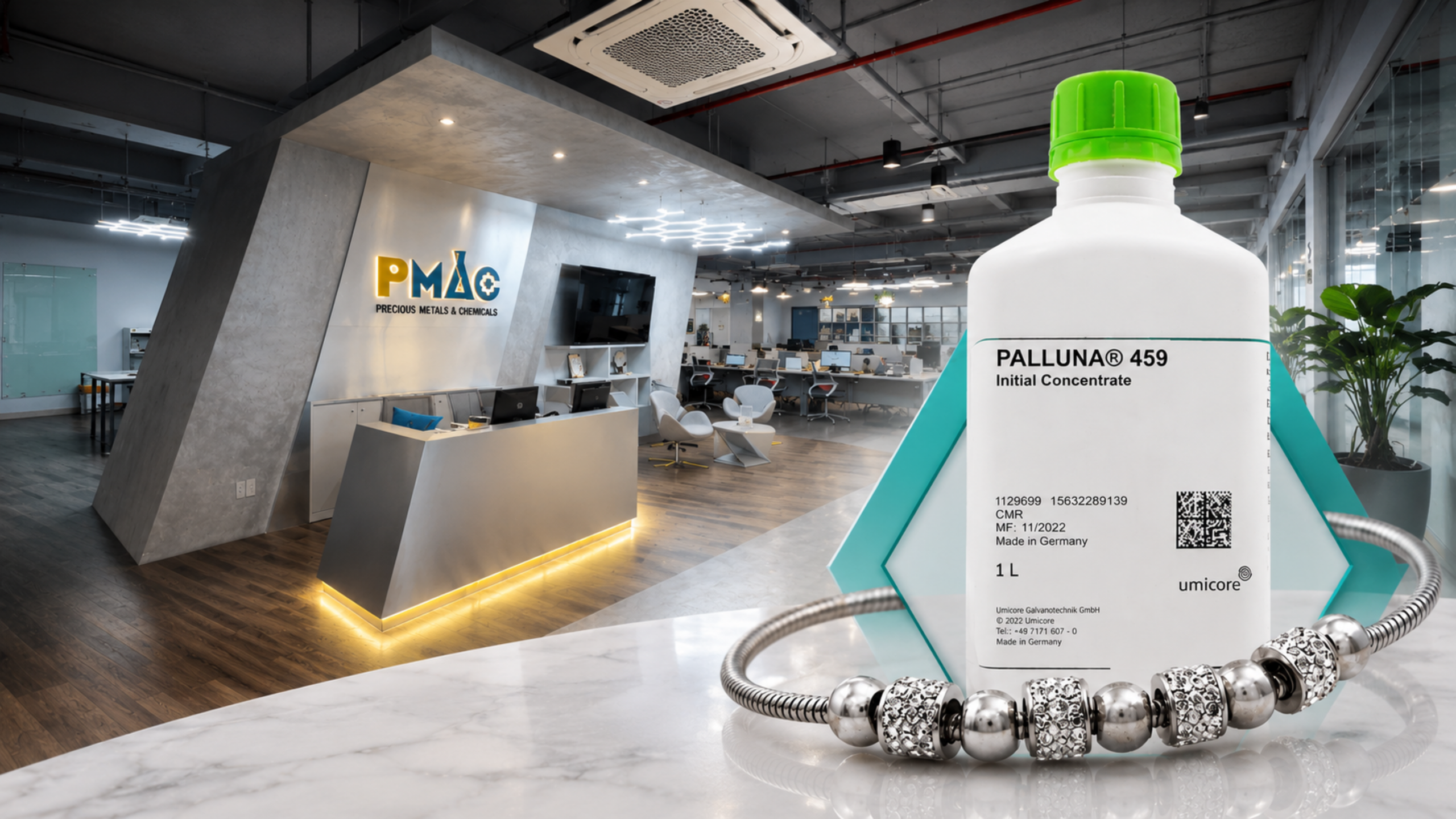 Hình 3: PALLUNA 459 - Giải pháp xi mạ palladium đến từ PMAC