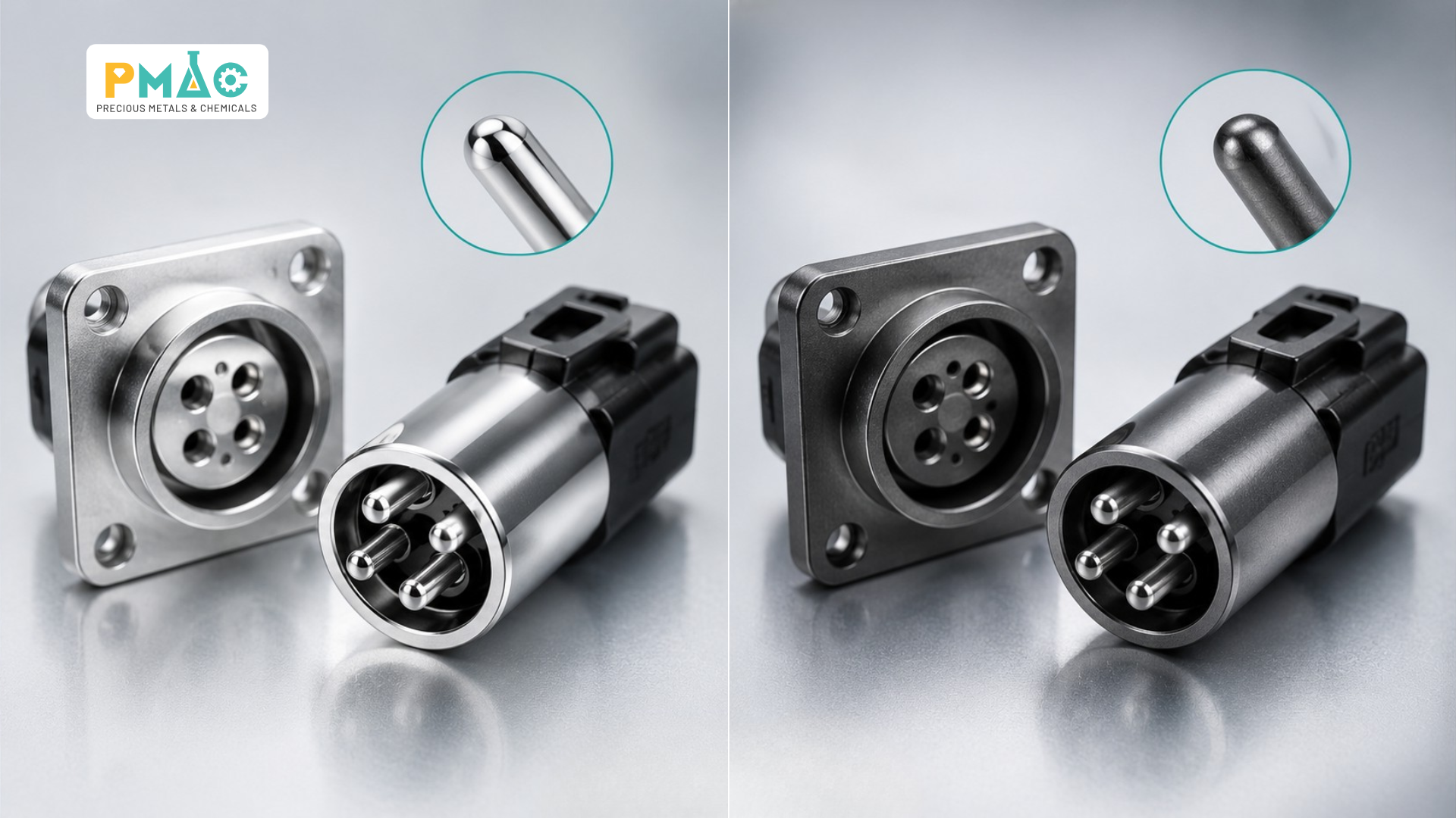 Hình 1: Bạc tinh khiết và bạc graphite 