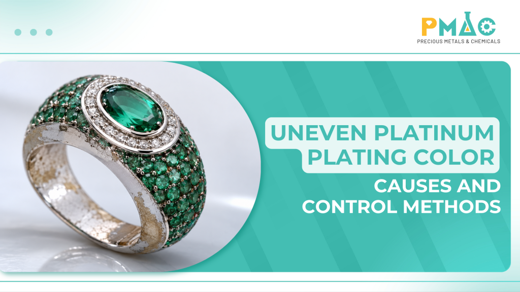UNEVEN PLATINUM PLATING COLOR