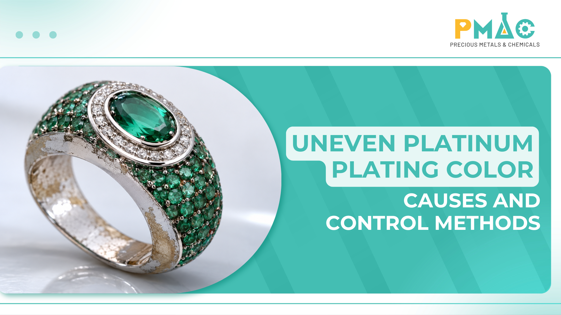 UNEVEN PLATINUM PLATING COLOR