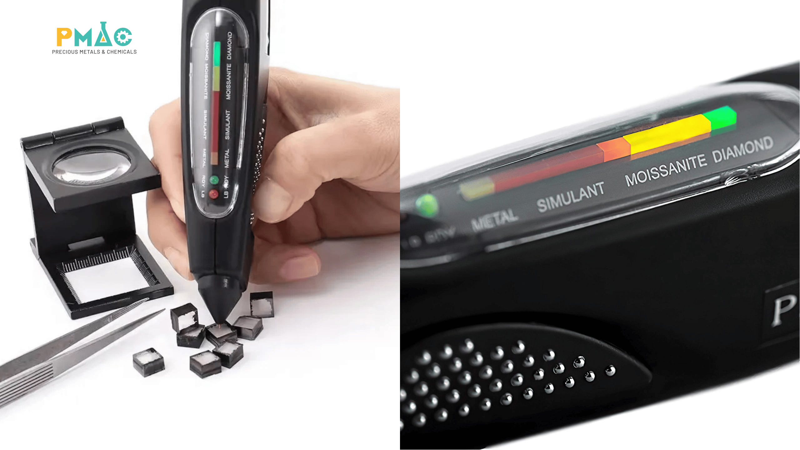 Presidium Multi Tester III – thiết bị kiểm tra nhanh dành cho từng viên đá. Nguồn: Presidium.