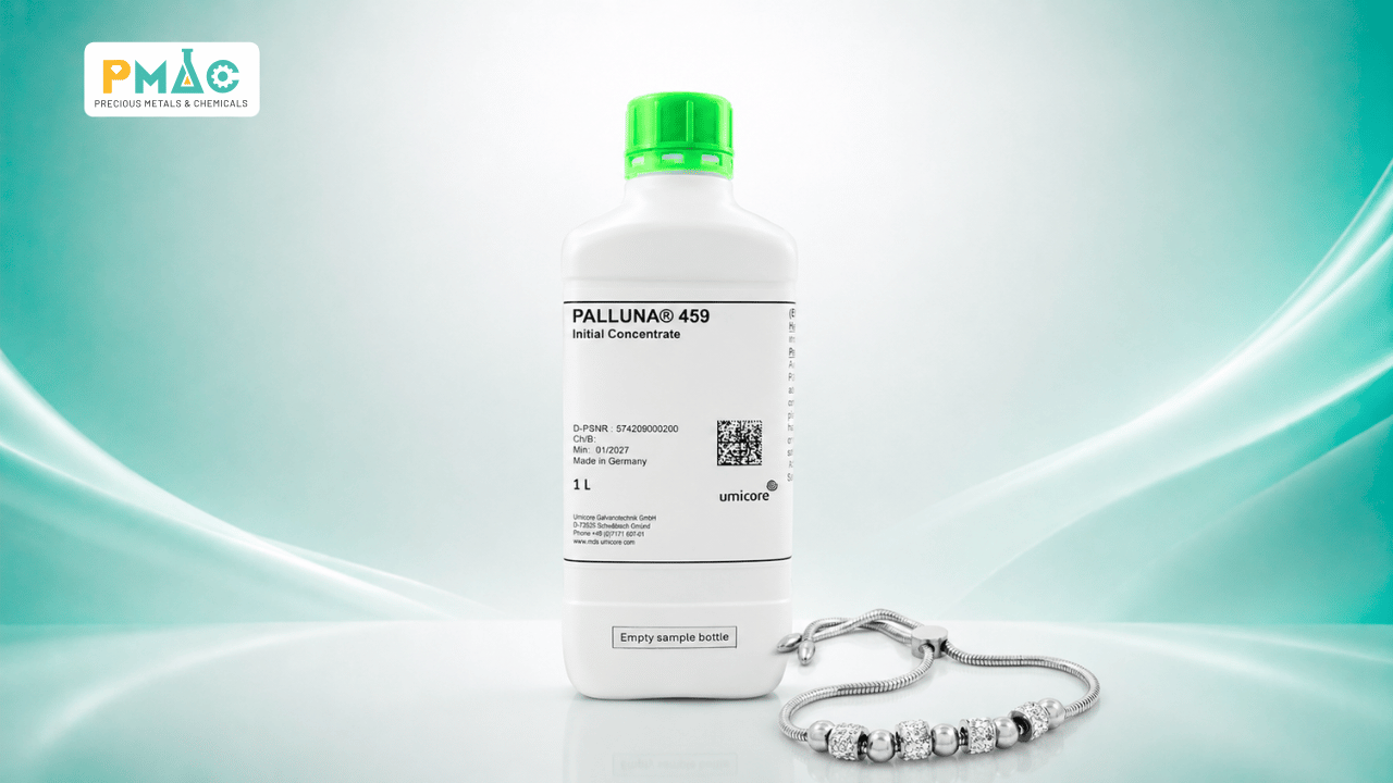 Figure 3. PALLUNA® 459 – Palladium Intermediate Layer Solution Before Rhodium Plating