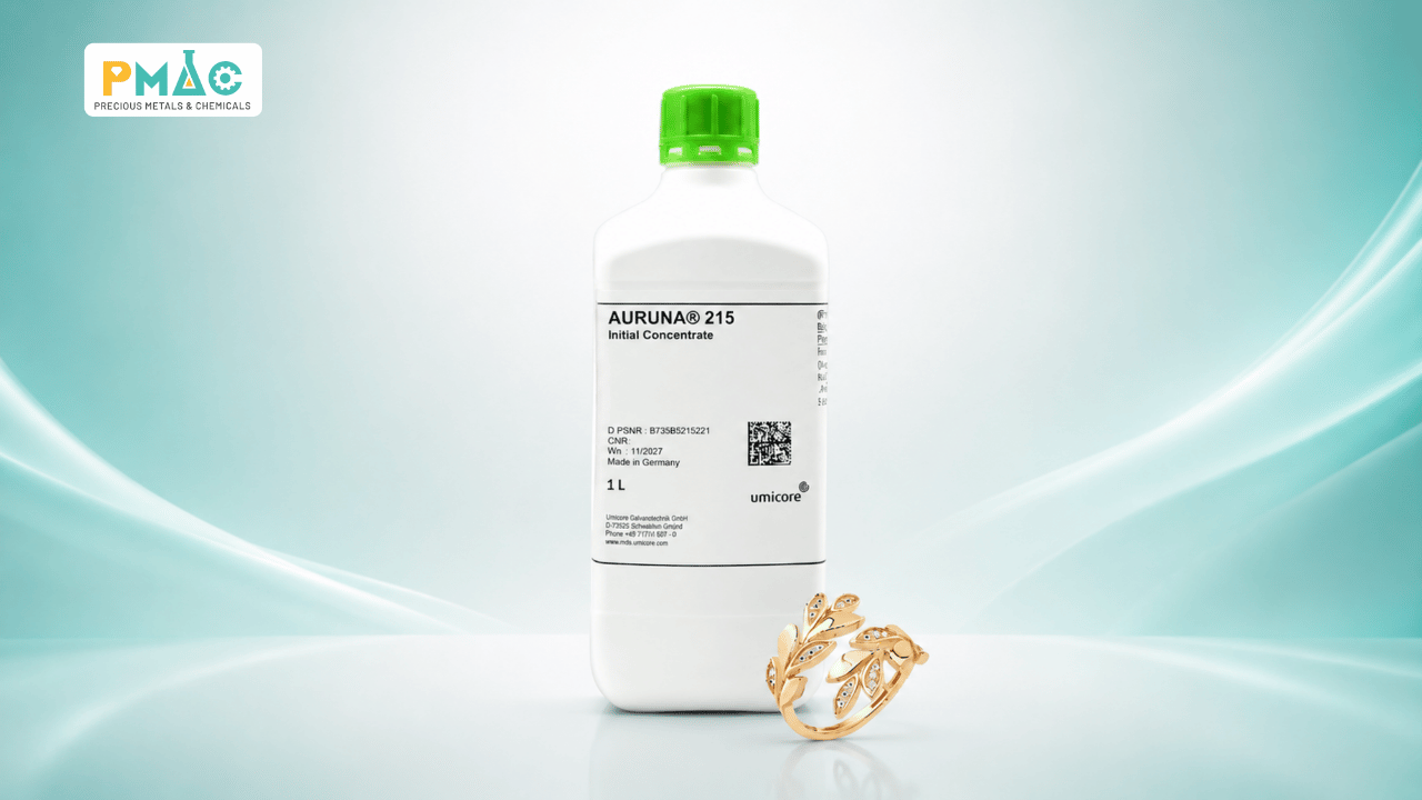 Figure 3. AURUNA® 215 – Decorative Gold Plating Electrolyte Solution