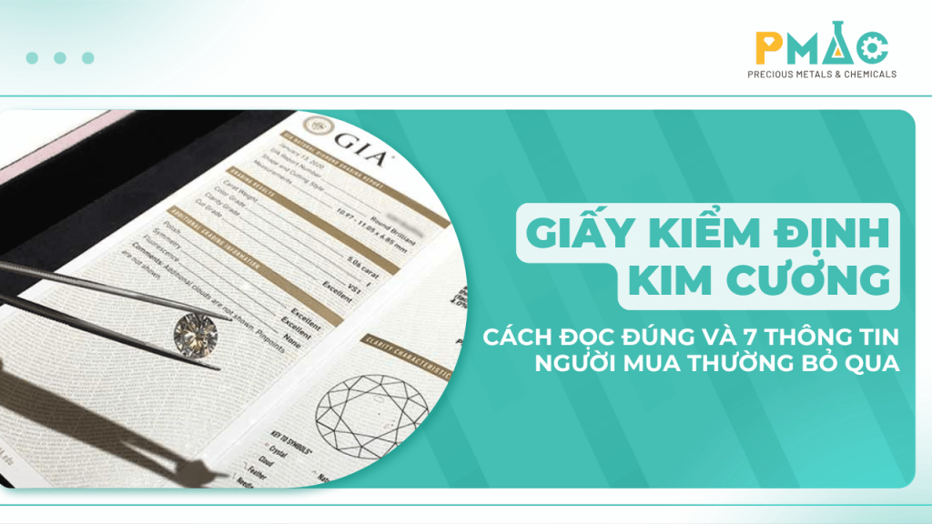 Giấy kiểm định kim cường