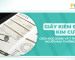 Giấy kiểm định kim cường