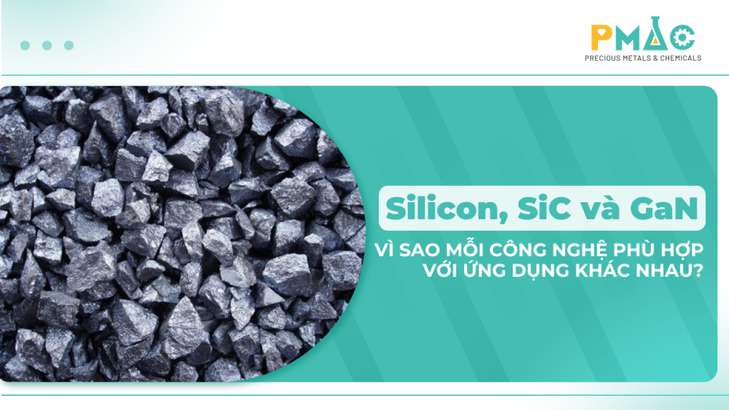 Silicon, SiC và GaN khác nhau thế nào? Vì sao mỗi công nghệ bán dẫn phù hợp với những ứng dụng khác nhau?